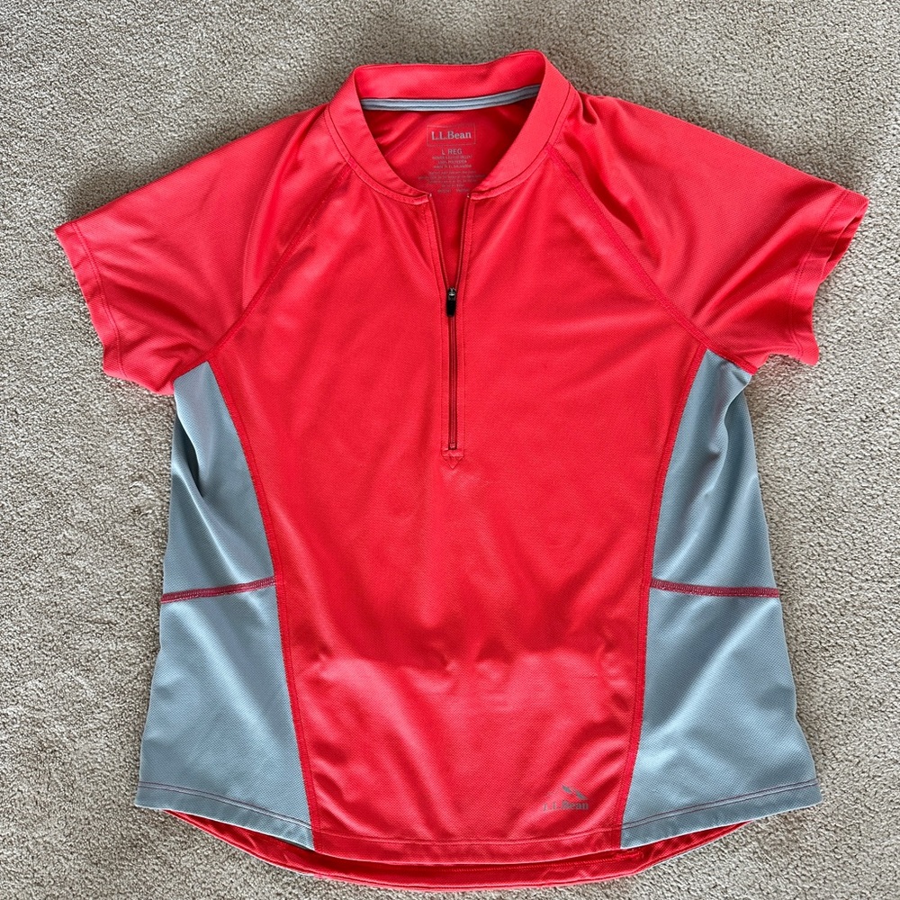 L.L.Bean cycling shirt